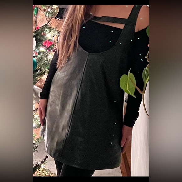 Pinafore Mini Dress - Picture 2 of 8